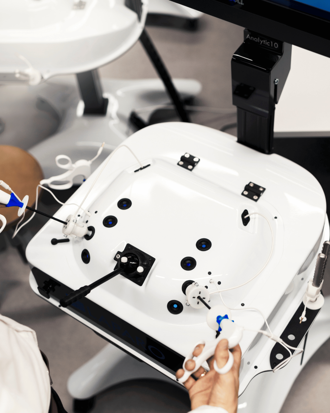 Widok z góry na symulator Analytic.